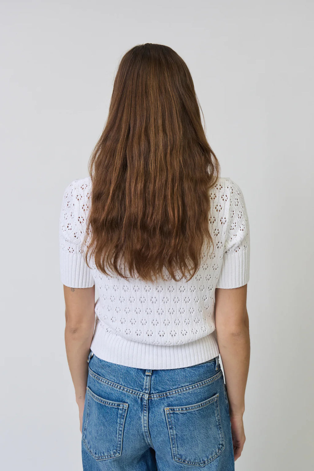 Charli Eyelet Stitch Top