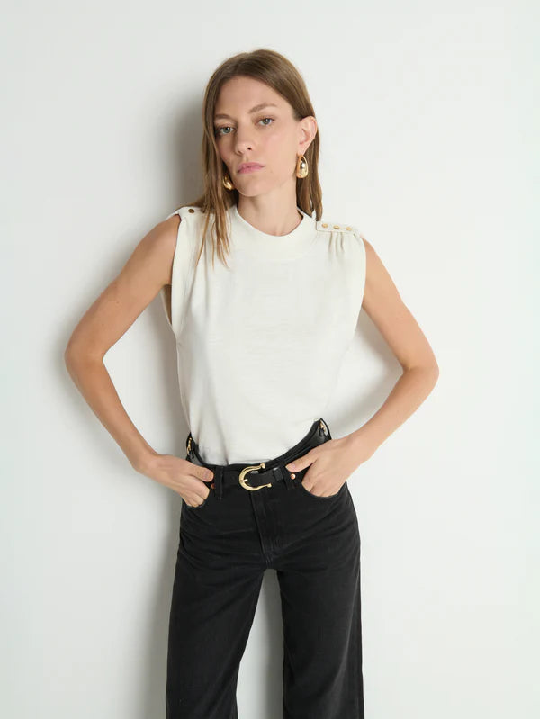 Mikka Buttoned Tank