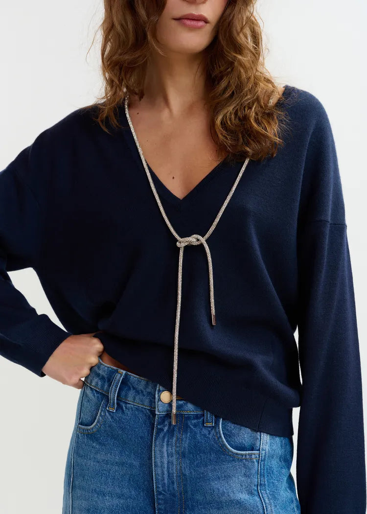 Jemini Pullover w/ Necklace