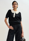 Jewelry Embroidered Knit Polo
