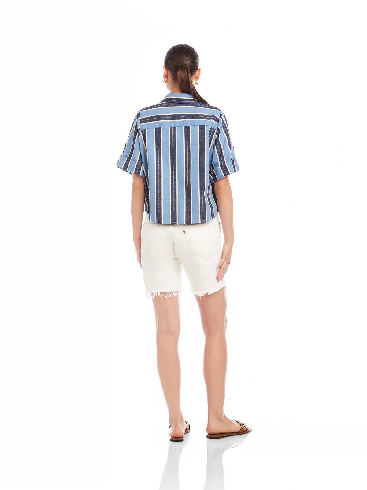 Kay Cuffed Sleeve Shirt
