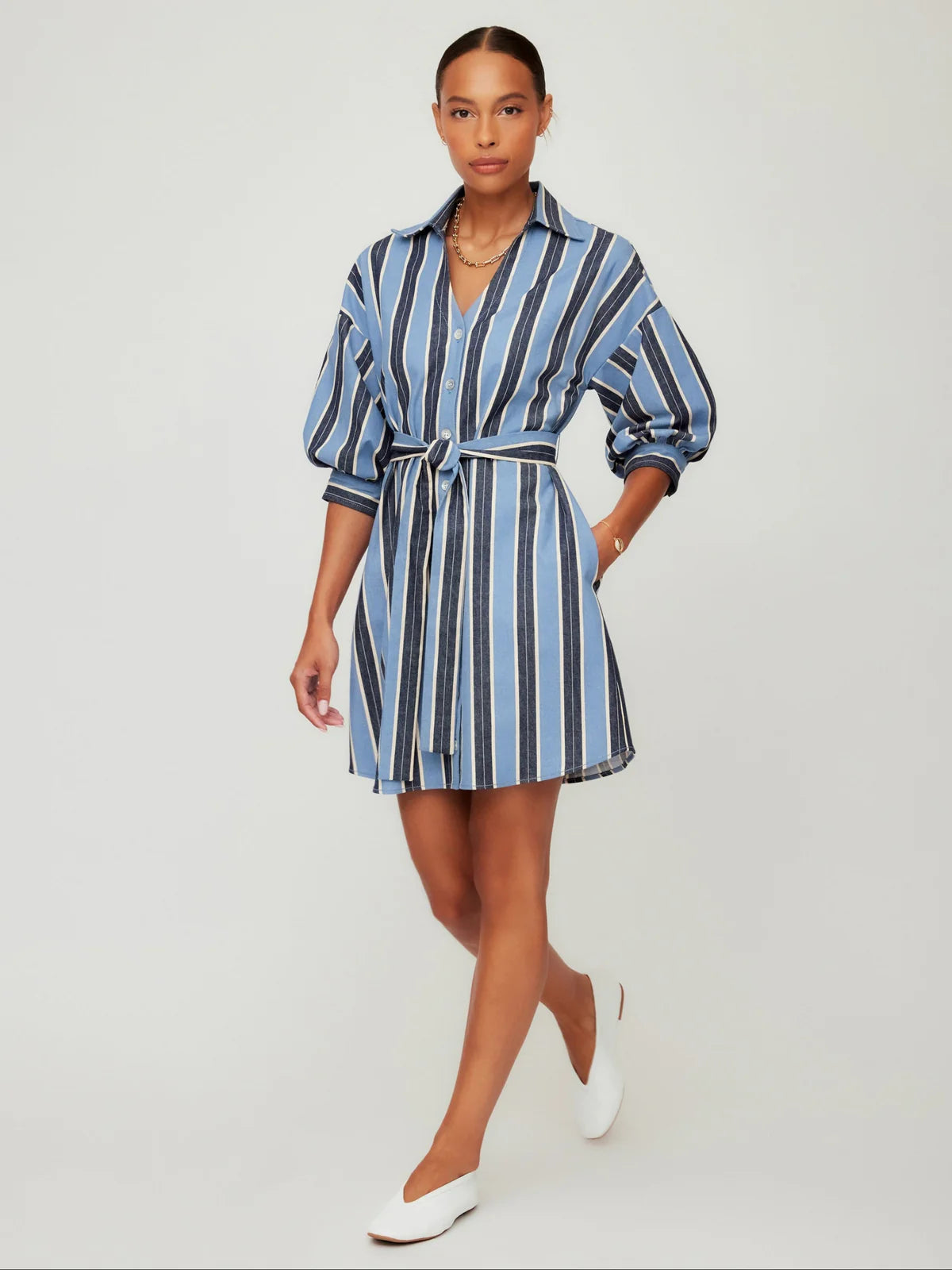 Blaire Lantern Sleeve Dress