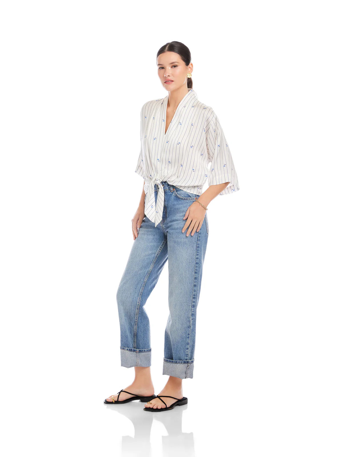 Bernice Tie-Front Blouse