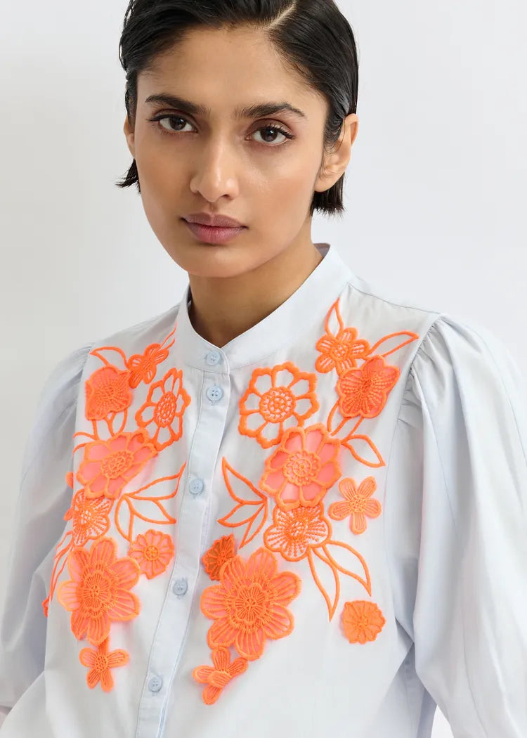 Jorja Applique Flower Shirt