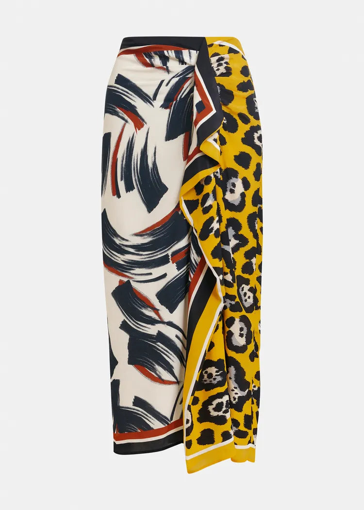 Juanita Two Print Midi Skirt