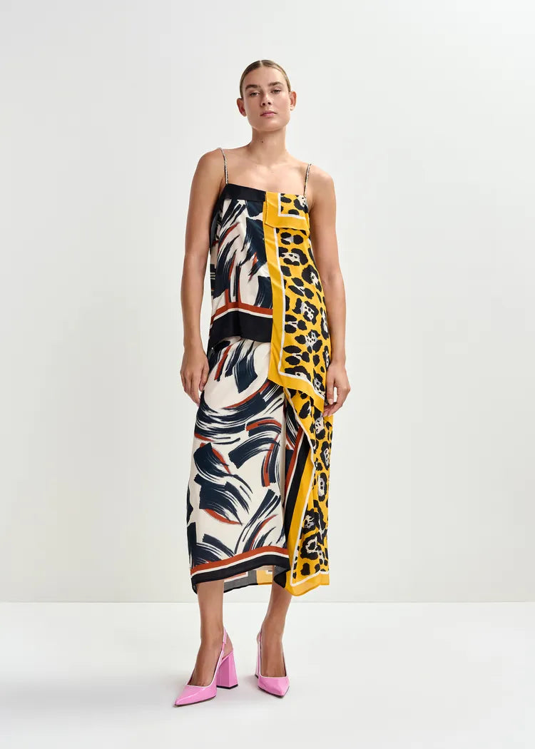Juanita Two Print Midi Skirt