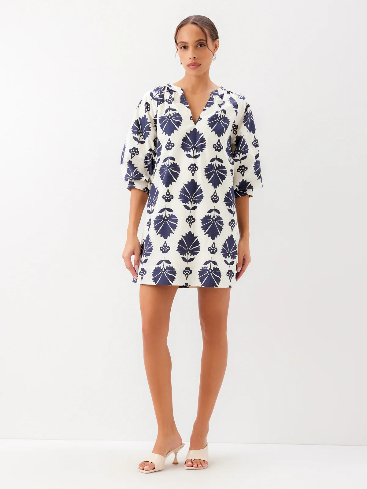 Brianne Lantern Sleeve Dress