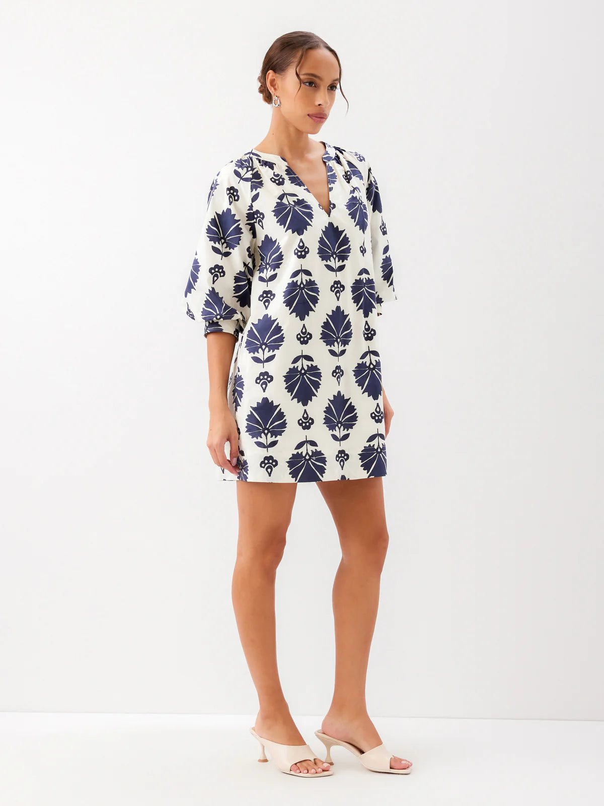 Brianne Lantern Sleeve Dress