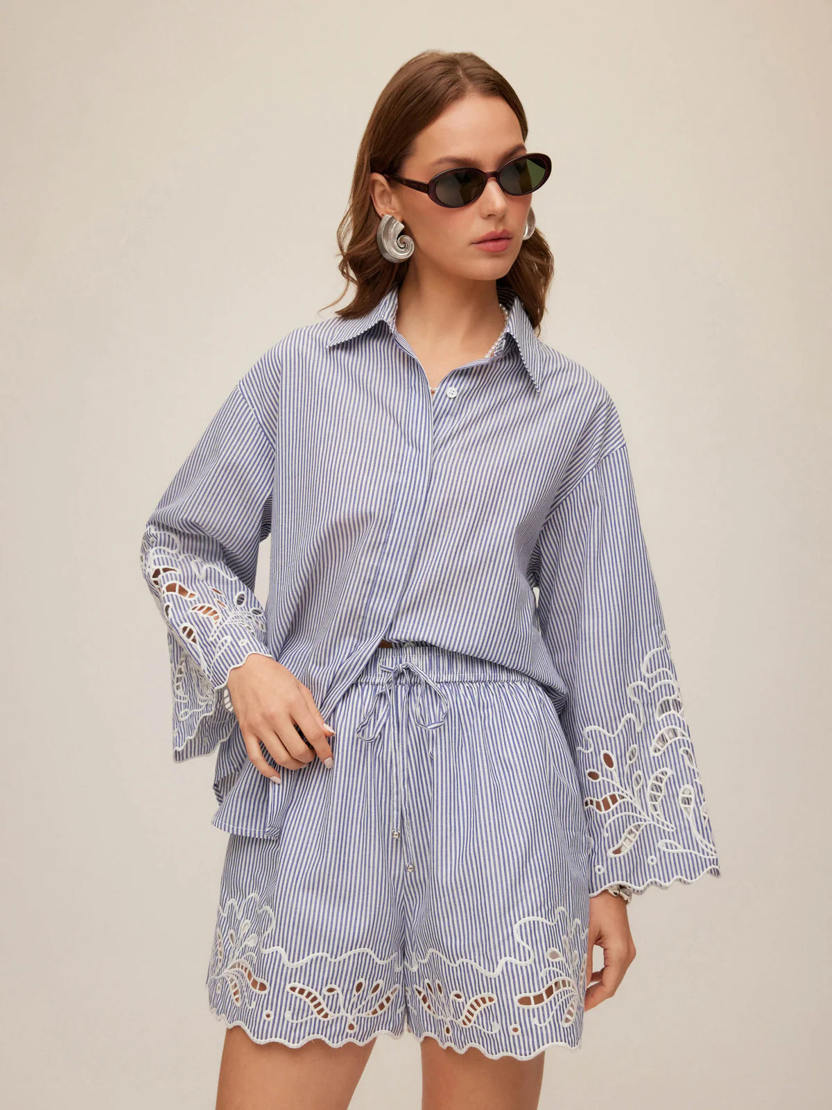 Darcy Embroidered Shorts