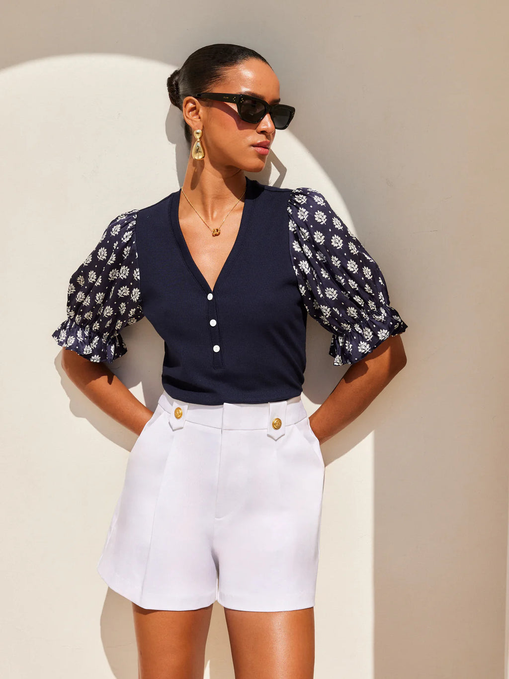 Cassidy Pleated Shorts
