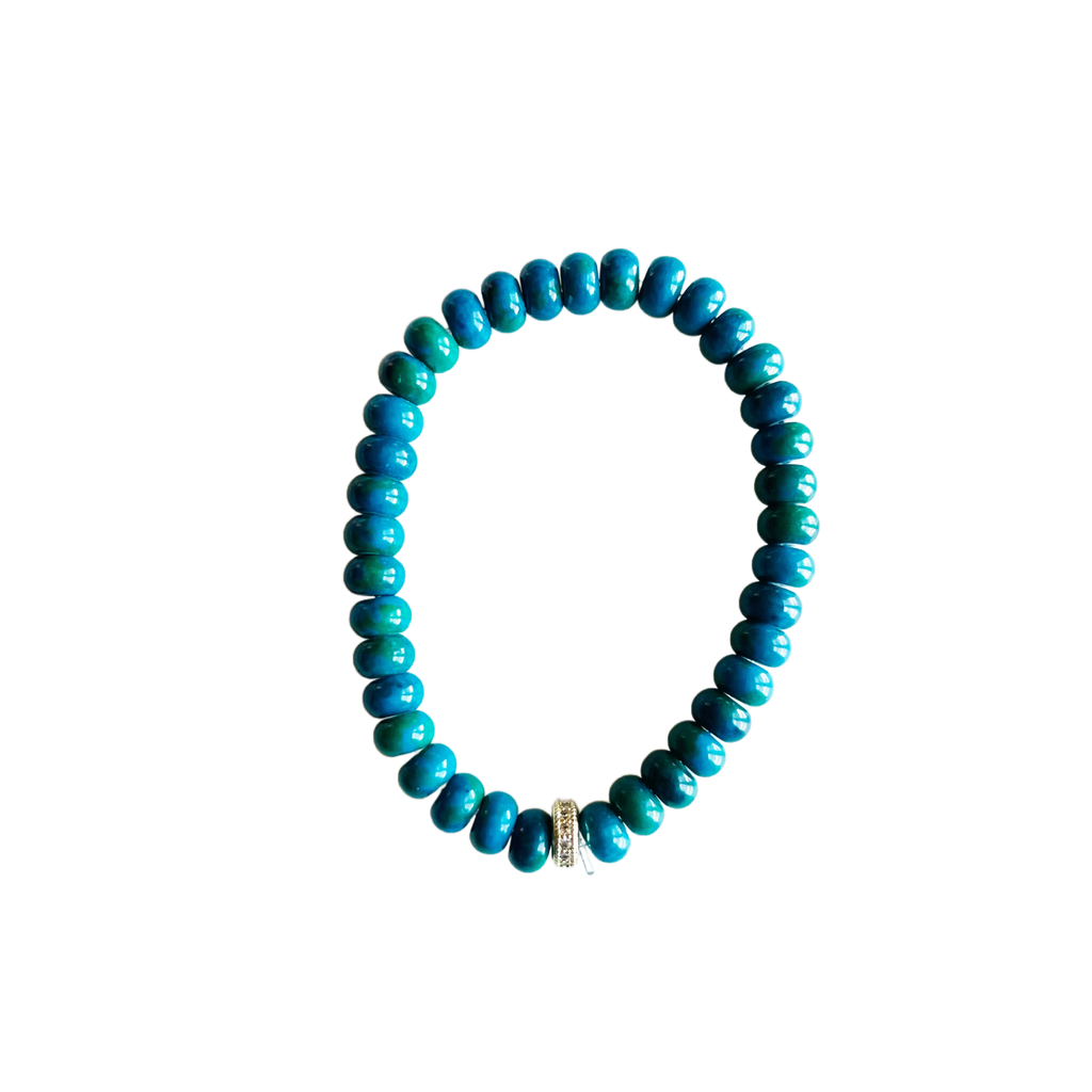 Candy Stretch Bracelets: Plum Jade