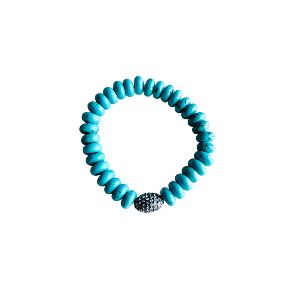 Candy Stretch Bracelets: Larger Turquoise