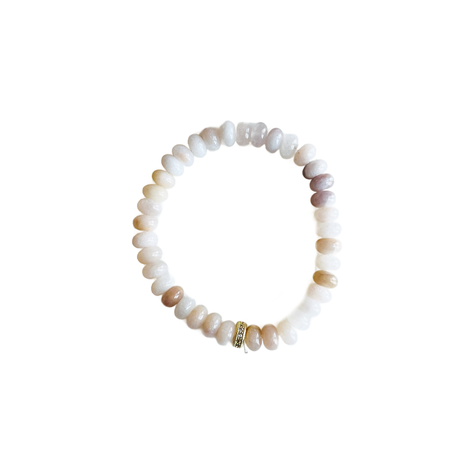 Candy Stretch Bracelets: Larger Banana Leaf Agate